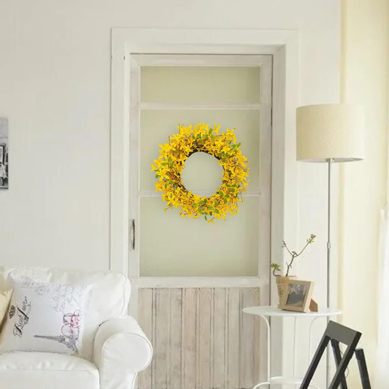 22 Inches Spring Wreath Artificial Spring Wreaths
