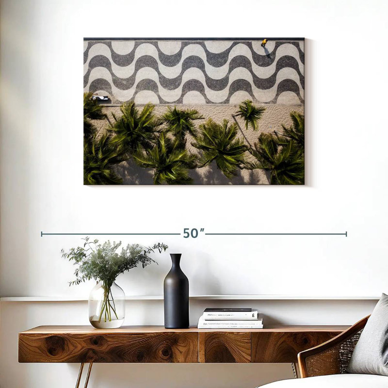 Gillard Copacabana Sidewalk Palms, H 24 po x l 36 po