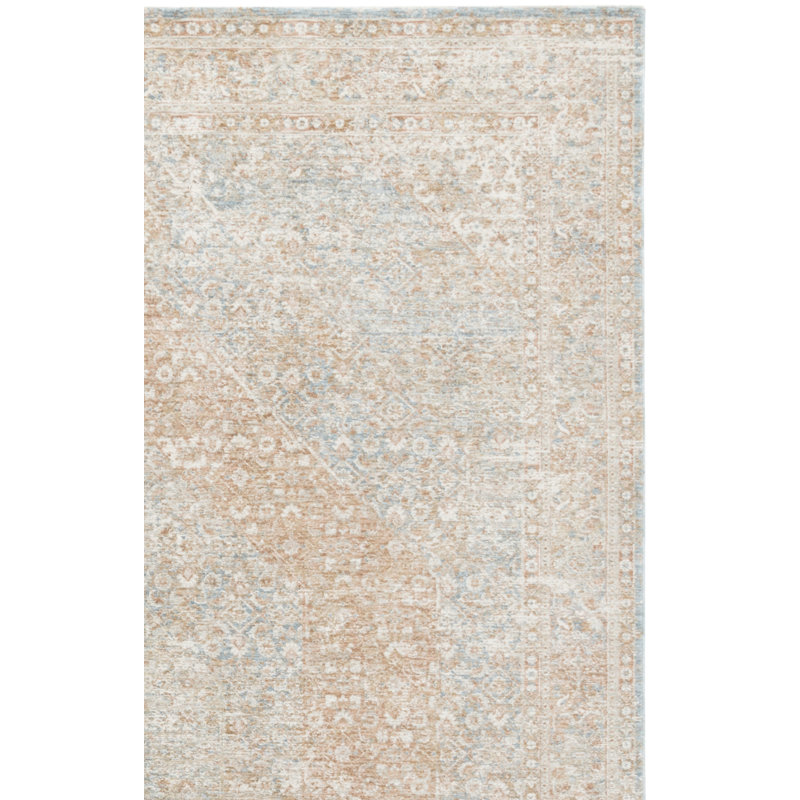 Tapis oriental en polyester Urraca 138, Rectangulaire 8 pi x 10 pi