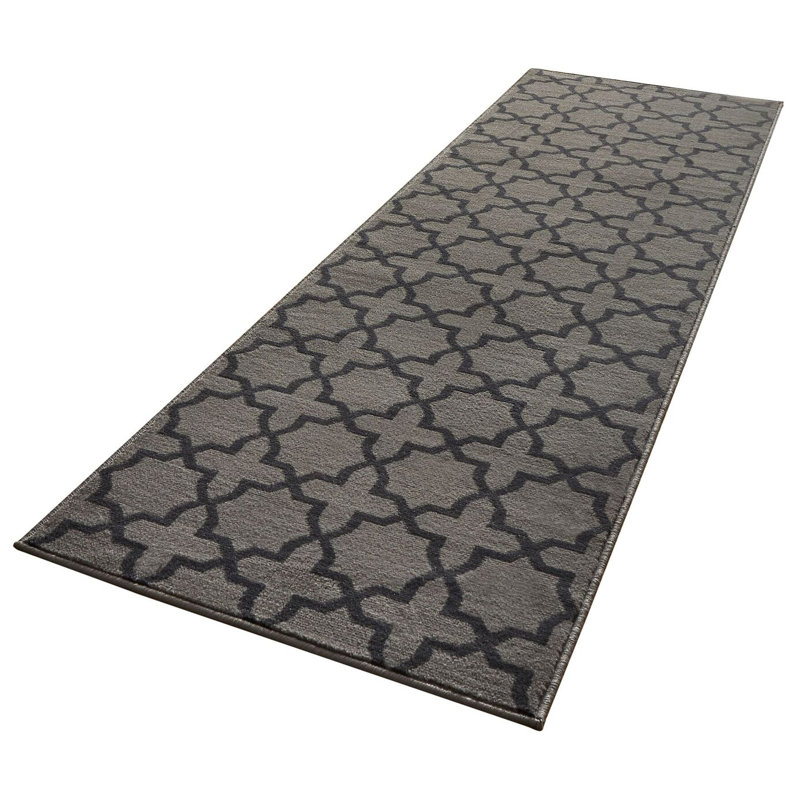Basic Grey Rug, Runner 80 x 250 cm