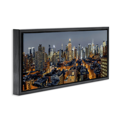 Evening in New York City Floating Frame, design by Assaf Frank