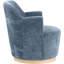 Fauteuil pivotant rembourré Hudnut-89200313