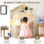 Bibliothèque en bois à 3 niveaux - Bibliothèque pour enfants et rangement pour jouets