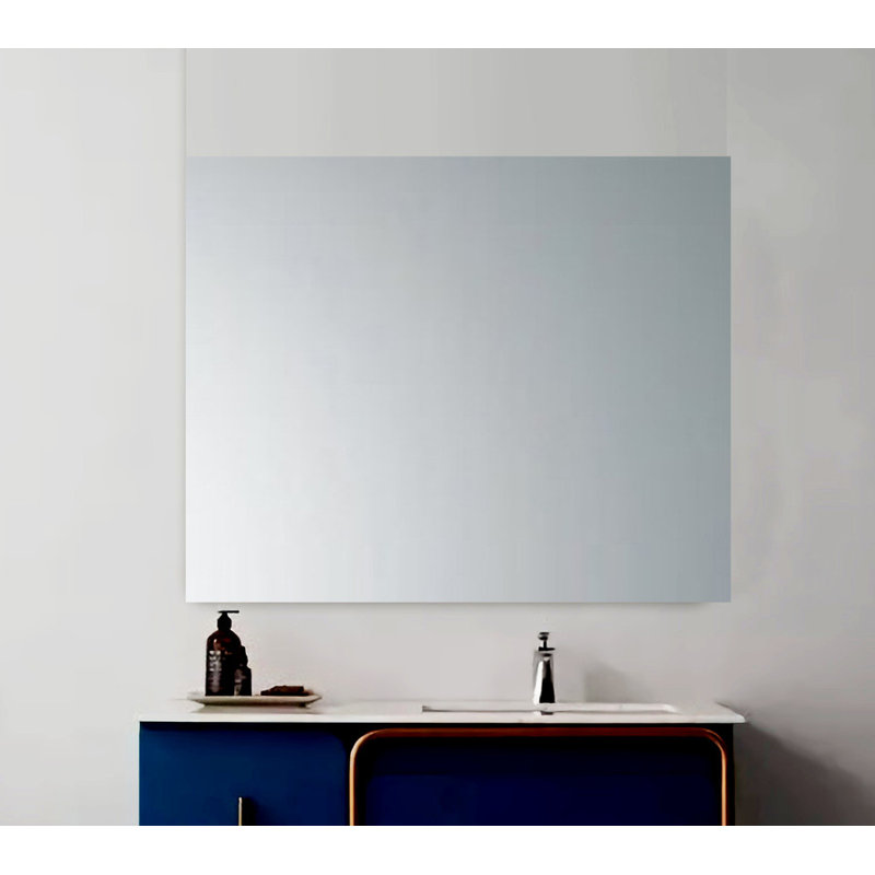 Miroir de salle de bain sans cadre Brecker, 19 po x 19 po