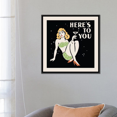 «Here Is to You», publicité rétro sur toile