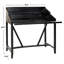 Bureau en bois massif avec rehausse Brileigh-18643208