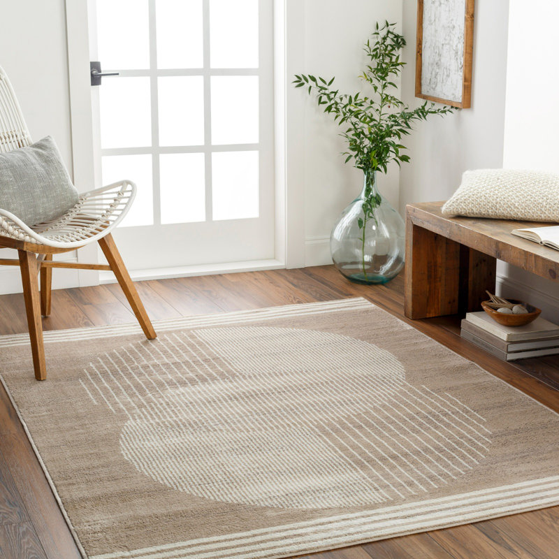 Skandi Boho Rug Brown/Ivory, Rectangle 160 x 216cm