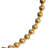 Metal-Framed Beaded Wall Mirror ,Circular Accent Mirror in Gold.-1200403372-1200403377