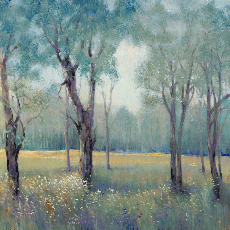 « matinée brume », reproduction d’art sur toile tendue, H 24 po x l 24 po x p 1,5 po