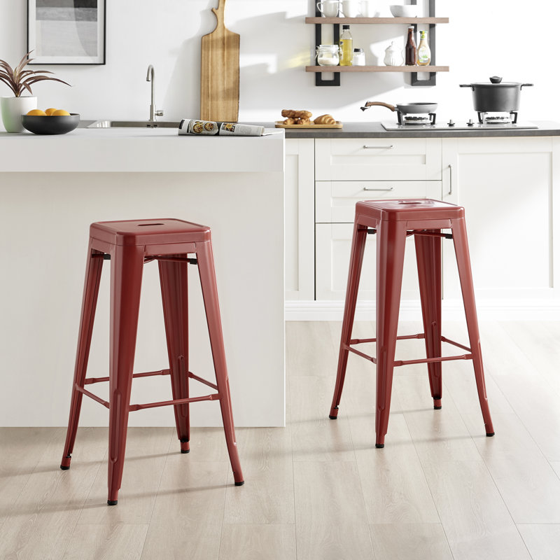 Honora 76cm Stool, Red
