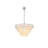Charlotte 36 inch Alabaster Chandelier in Chrome-687130308