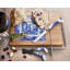 Spode Blue Italian Cheese Knife & 6 Spreaders