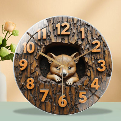 Horloge murale Creative Fox