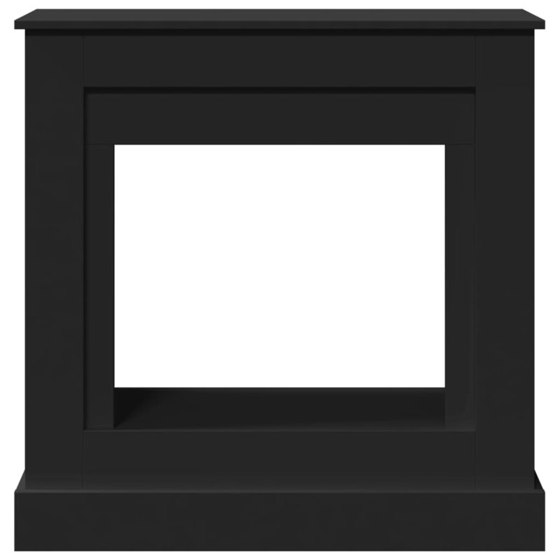 Fireplace Surround 30 Cm Engineered Wood, 90cm H x 90cm W x 30cm D, Black