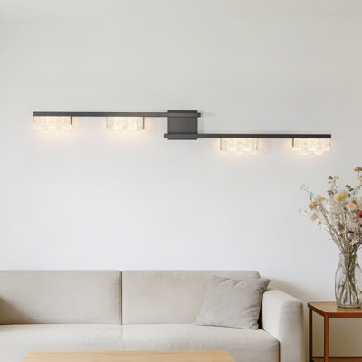 47.24" Acrylic LED Dimmable Flush Mounted Sconce