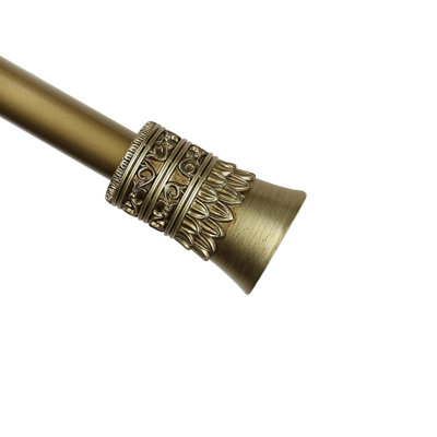 Kelleher Polyresin Adjustable Single Curtain Rod