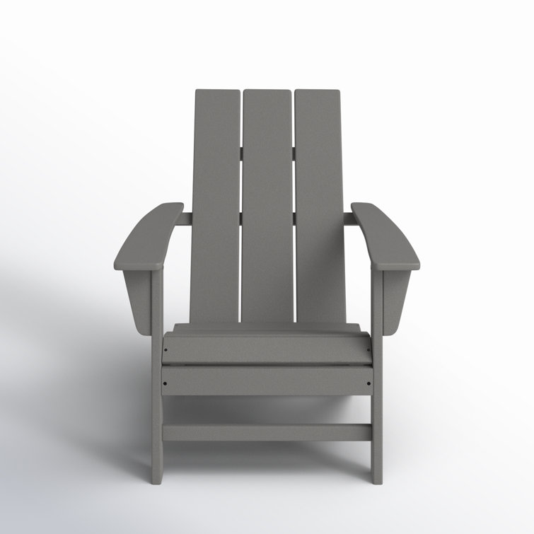 Modern Adirondack High-Density Polyethylene (HDPE) Outdoor Adirondack Chair