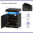 LED Nightstands with Sliding Top & Power Outlets, Modern End Side Table-1314752178