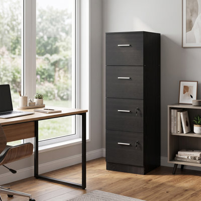 40cm Wide 4 -Drawer File Cabinet