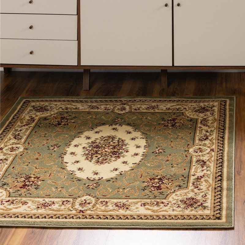 Aracelia Oriental Indoor Rug, Square 4'1"