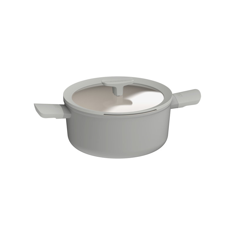 Marmite en céramique antiadhésive BergHOFF Balance, Gris, 4,6 pte