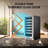 Whynter Elite 15'' width 33 Bottle Built-In Wine Refrigerator with Seamless Stainless Steel Door