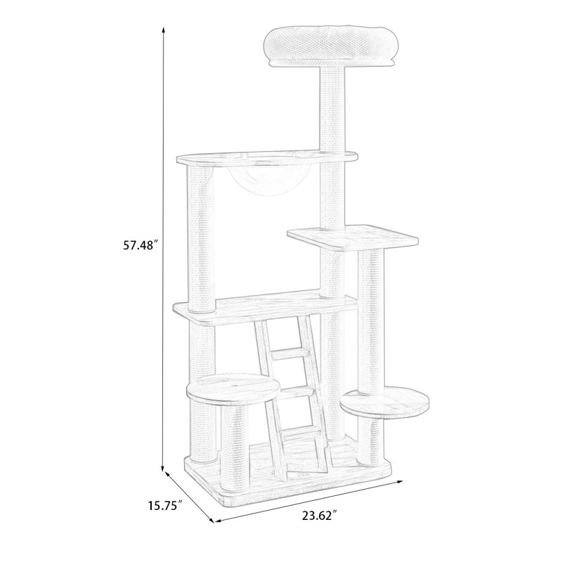 6 Tiers Cat Tree ,Perch,Scratching Posts