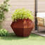  Planter 2 Pcs Rusty Weathering Steel-1752788899