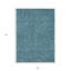 Tapis extérieur lavable à pois bleu sarcelle 5 pi x 8 pi