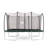 Skywalker Trampolines 14ft x 8ft Rectangle Trampoline with Enclosure – Green