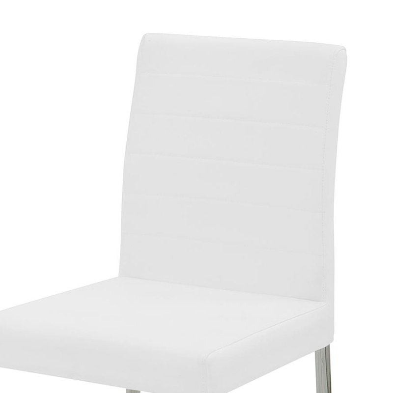 Asuka Upholstered Side Chair, White