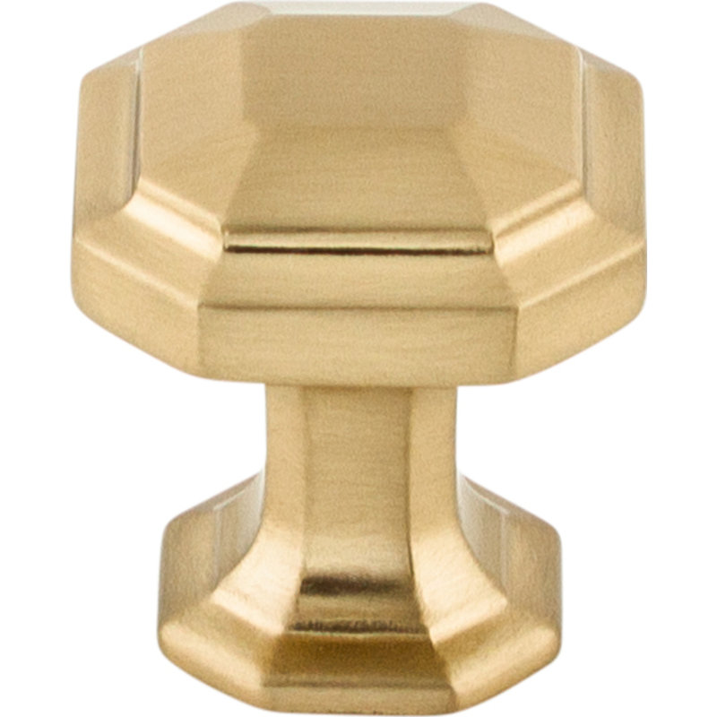 Emerald 1 1/8" Diameter Round Knob, Honey Bronze
