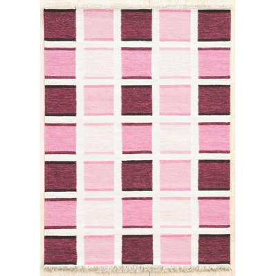 Jarod Geometric Wool Hand Woven Area Rug