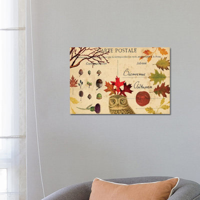 Collected Autumn V by Sandy Lloyd - Wrapped Canvas Print