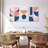 Retro Geometric Abstract VIII Multi Piece Canvas Print-93063020