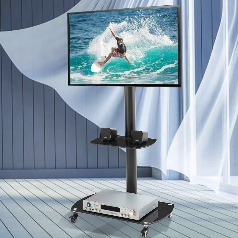 Metal; Glass TV Stand