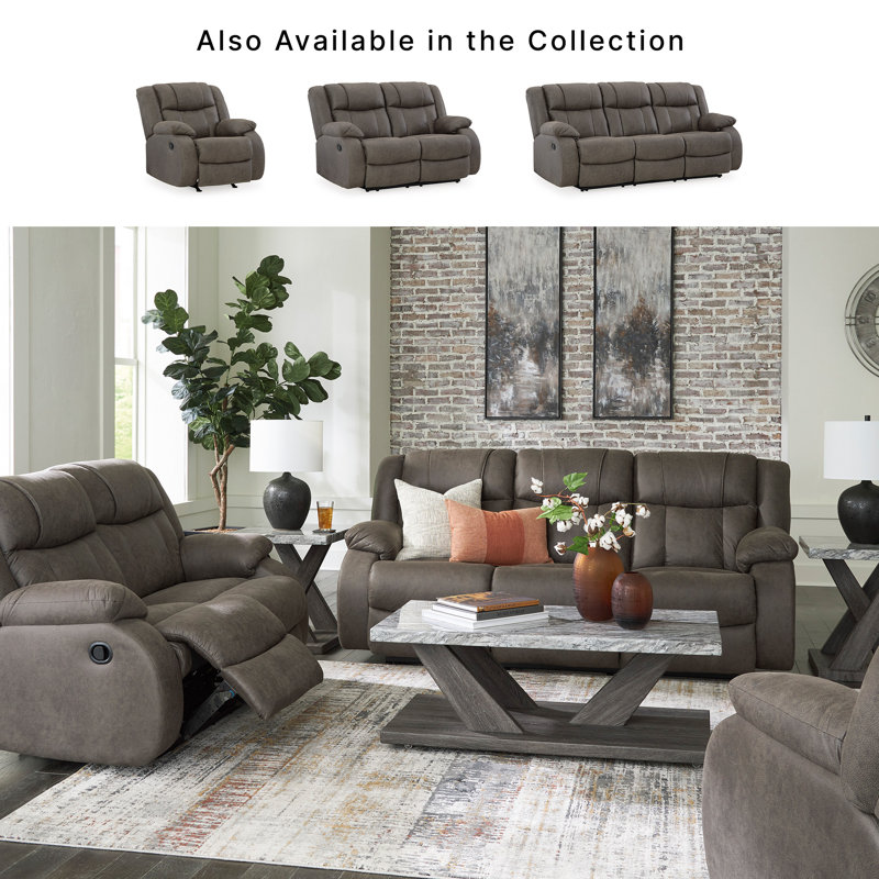 Avra Faux Leather Recliner