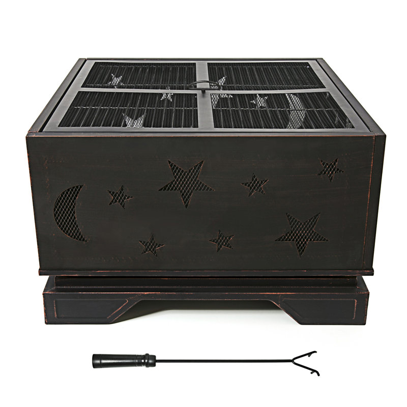 Foyer carré 26 po avec barbecue