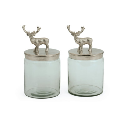 Glass Canister - Set of 2