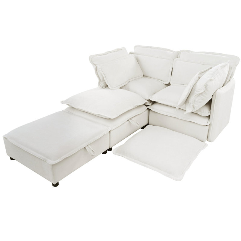 Canapé modulaire à 4 couches Freely Combinable, Beige