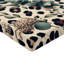 Drap-housse à motif léopard Ambesonne_ Feuille d'eucalyptus audacieux_ Vert chameau-95977026
