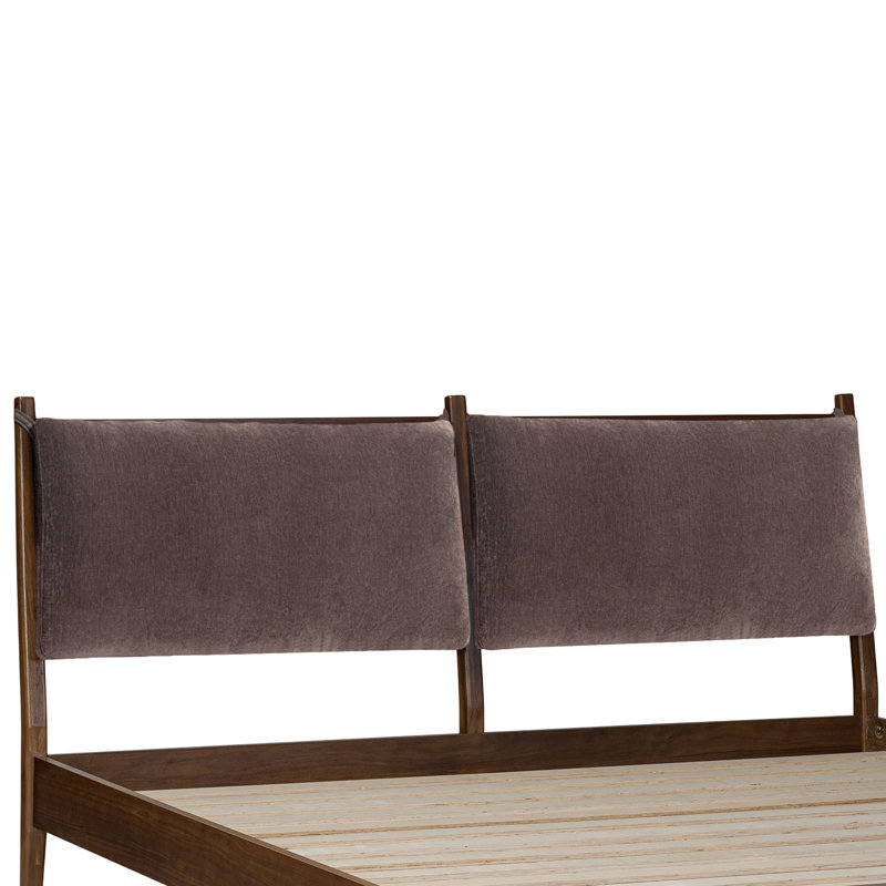 Truro Fabric Bed Headboard Cushion Set, Willow Brown