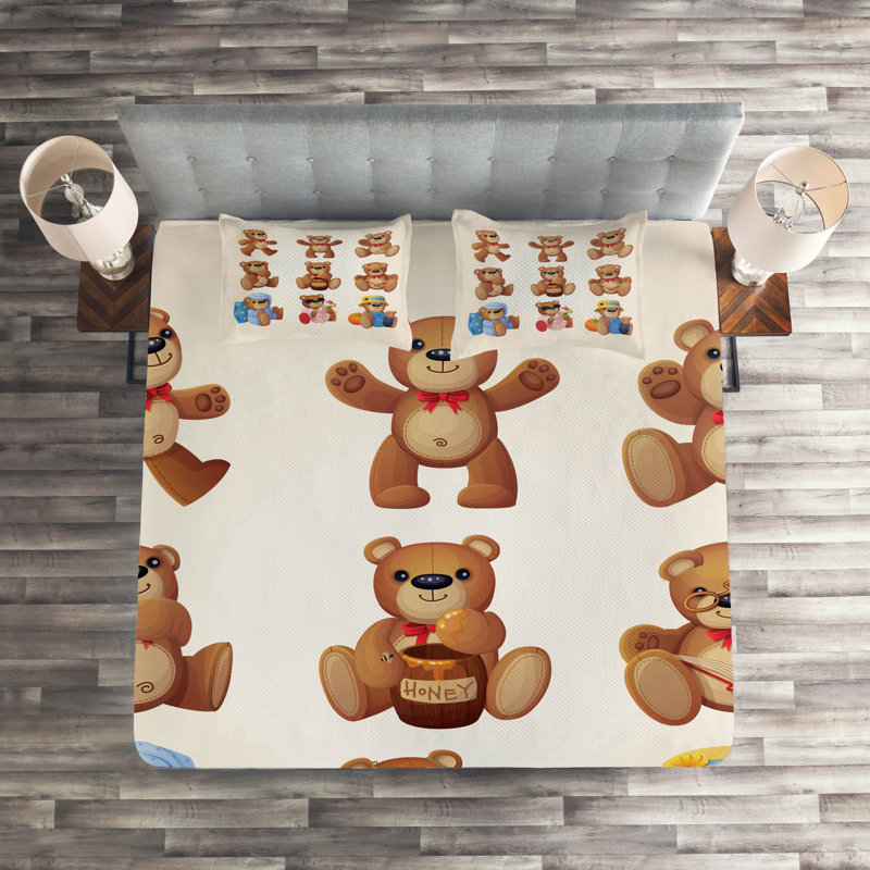 Coverlet, King Bedspread + 2 Shams