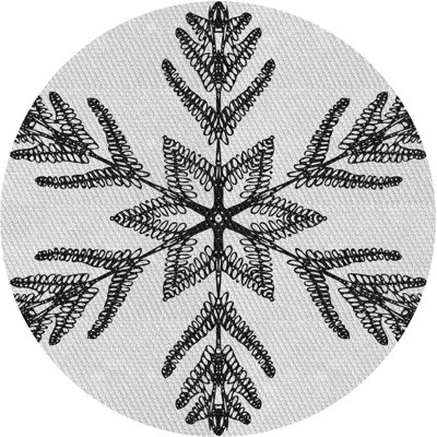 Tapis noir/blanc à motifs