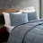 Kenneth Cole Stonewashed Solid Blue Comforter Bonus Set-117440926