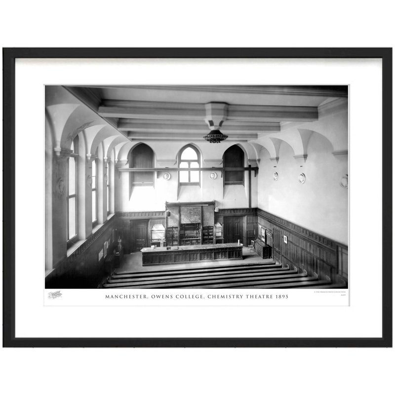 Manchester, Owens College, Chemistry Theatre 1895 by Francis Frith - Single Picture Frame Print, 45cm H x 60cm W x 2.3cm D