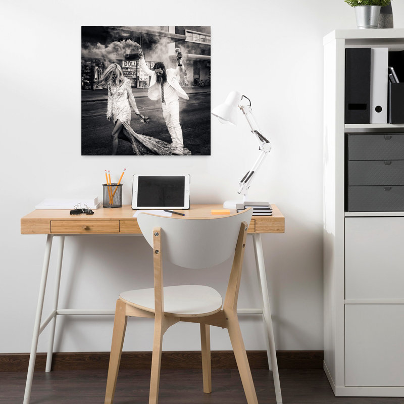 Art mural urbain moderne et romantique Edgy, H 18 po x l 18 po