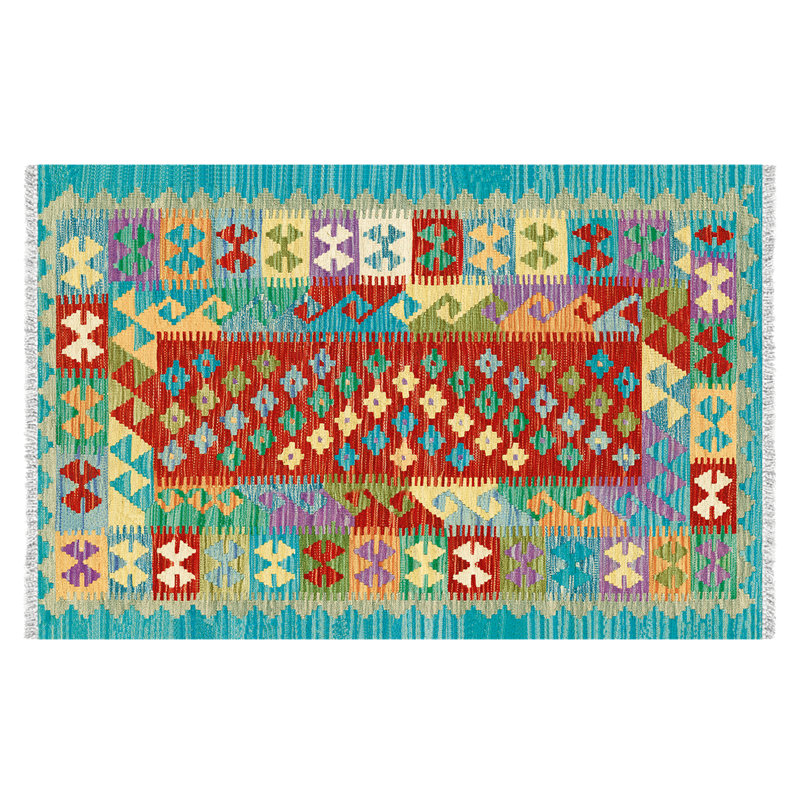 Denhoff Geometric Area Rug, Rectangle 120 x 180cm