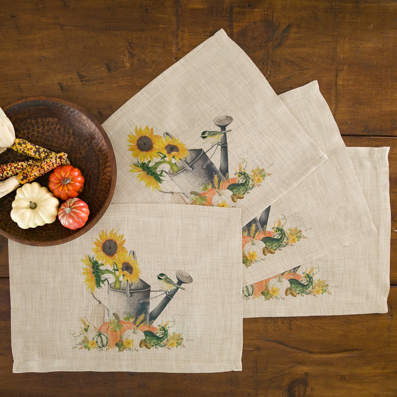 Polyester No Pattern Rectangle Placemat