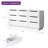 9-Drawer Dresser, 63"W Modern Chest of Drawers